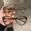 Trend Minus Diopter Glasses For Women Men Retro Cat Eye Frame Near-Sighted Prescription Eyewear Diopter