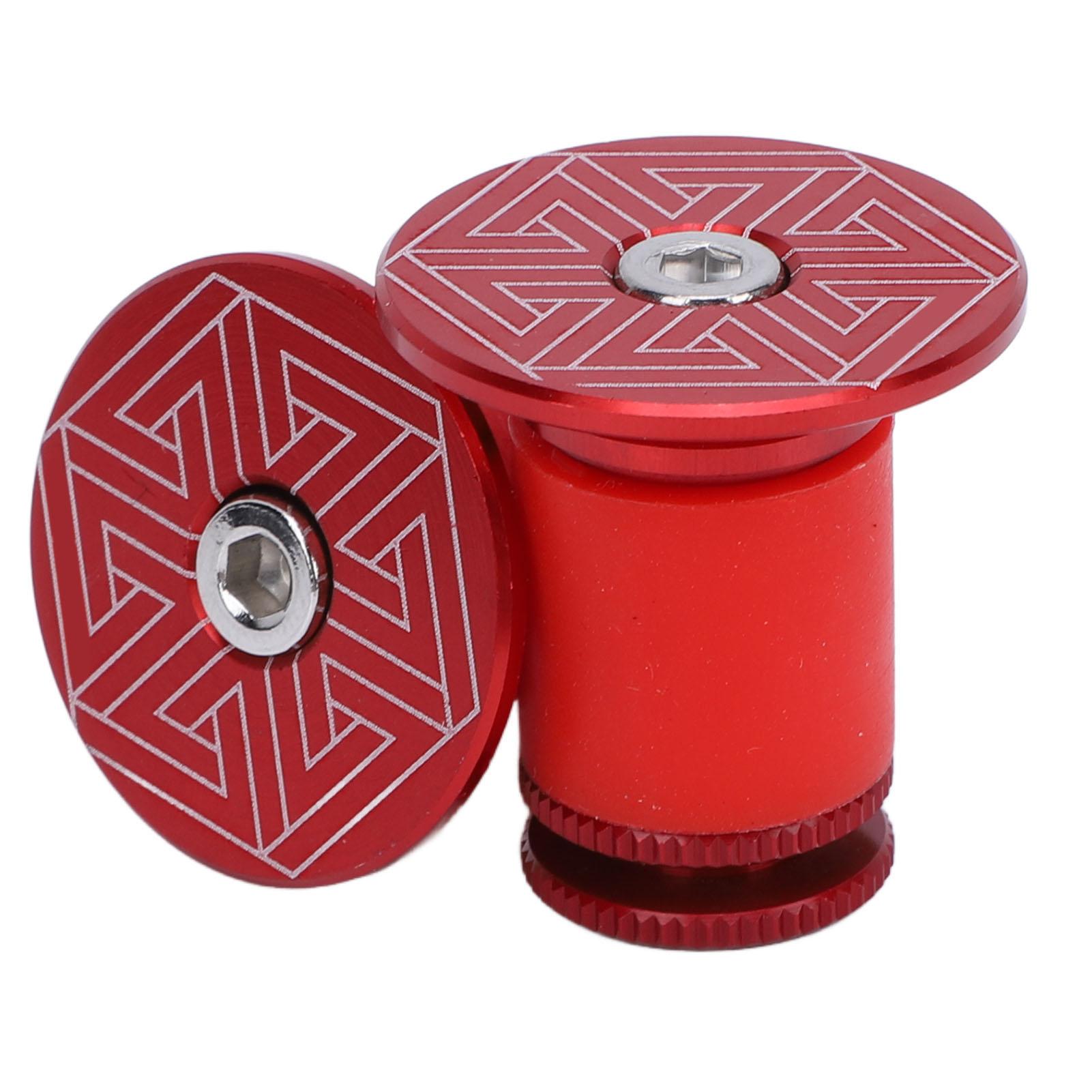 1 Pair of Handlebar Grip End   Aluminum Alloy   Bar Plugs for Mountain Road Cycling