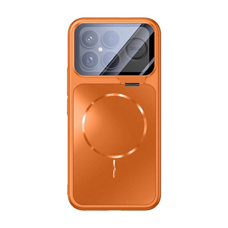 For POCO F8 Pro POCO F8 Ultra phone case, hidden lens stand, magnetic, luxury minimalist design, lens protection