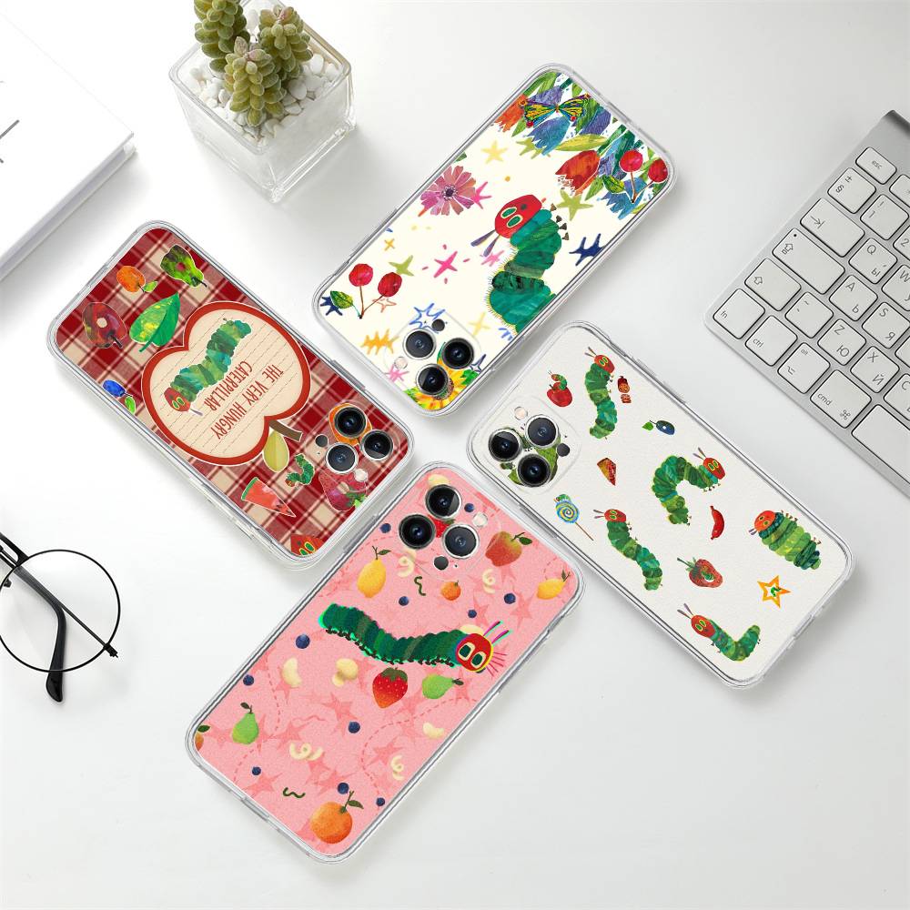 The Very Hungry Caterpillar Fit For IPhone 16 15 Promax Phone Case IPhone 14 11 12 High End 13 Pro Silicone