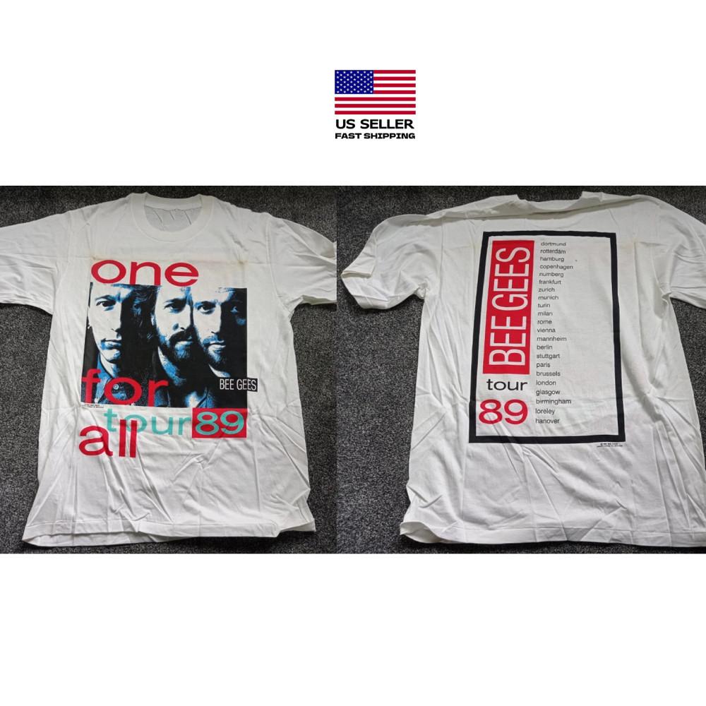 The Bee Gees Band One For All Tour 89  Full Size S-5XL Unisex T-Shirt XXXL