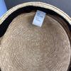 Ins Bow Natural Wheat Straw Hand Woven Berets Women Bohemian Sun Hat Circle Concave Top Straw Hat Church Derby Party Beach Hat