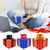 3D Annoying Gift Box with Screws Puzzle Gift Box with Twist Storage Interactive Desk Prank Box for Christmas Home Decor