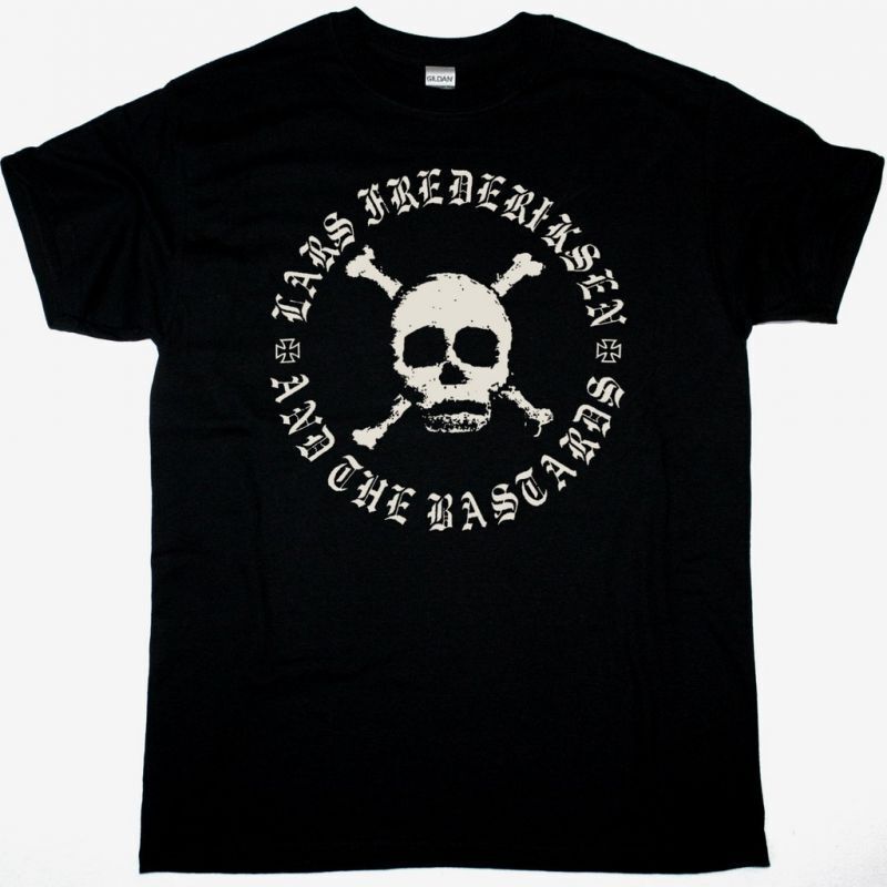ЛАРС ФРЕДЕРИКСЕН И БАСТАРДЫ ЧЕРНАЯ ФУТБОЛКА С ЧЕРЕПОМ Унисекс Футболка S