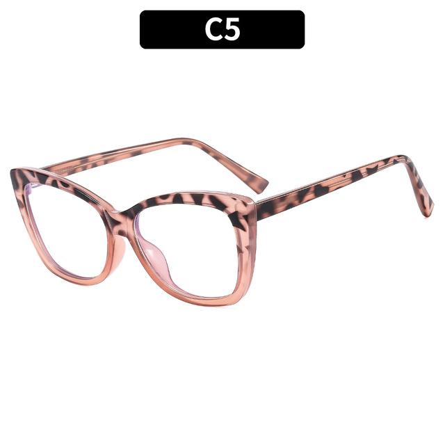 Cat Eye Anti-Blaulicht-Brille Damenbrille Trend Computerbrille Brille Transparente optische Brillenbrille