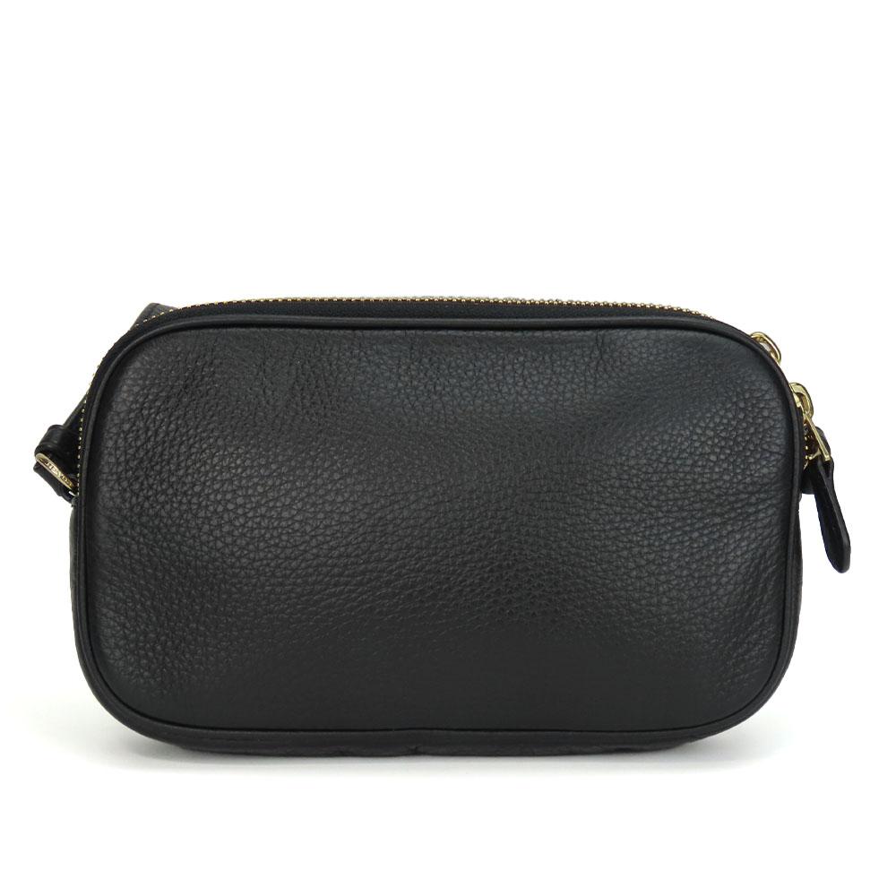 Gebrauchte COACH Umhängetasche F30259 Leder schwarz Pochette