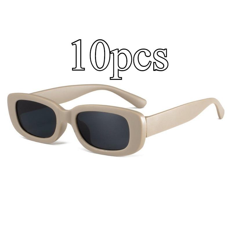 Korean Retro Square Child Sunglasses for Kids Fashion Oval Solid Color Children Eyewear UV400