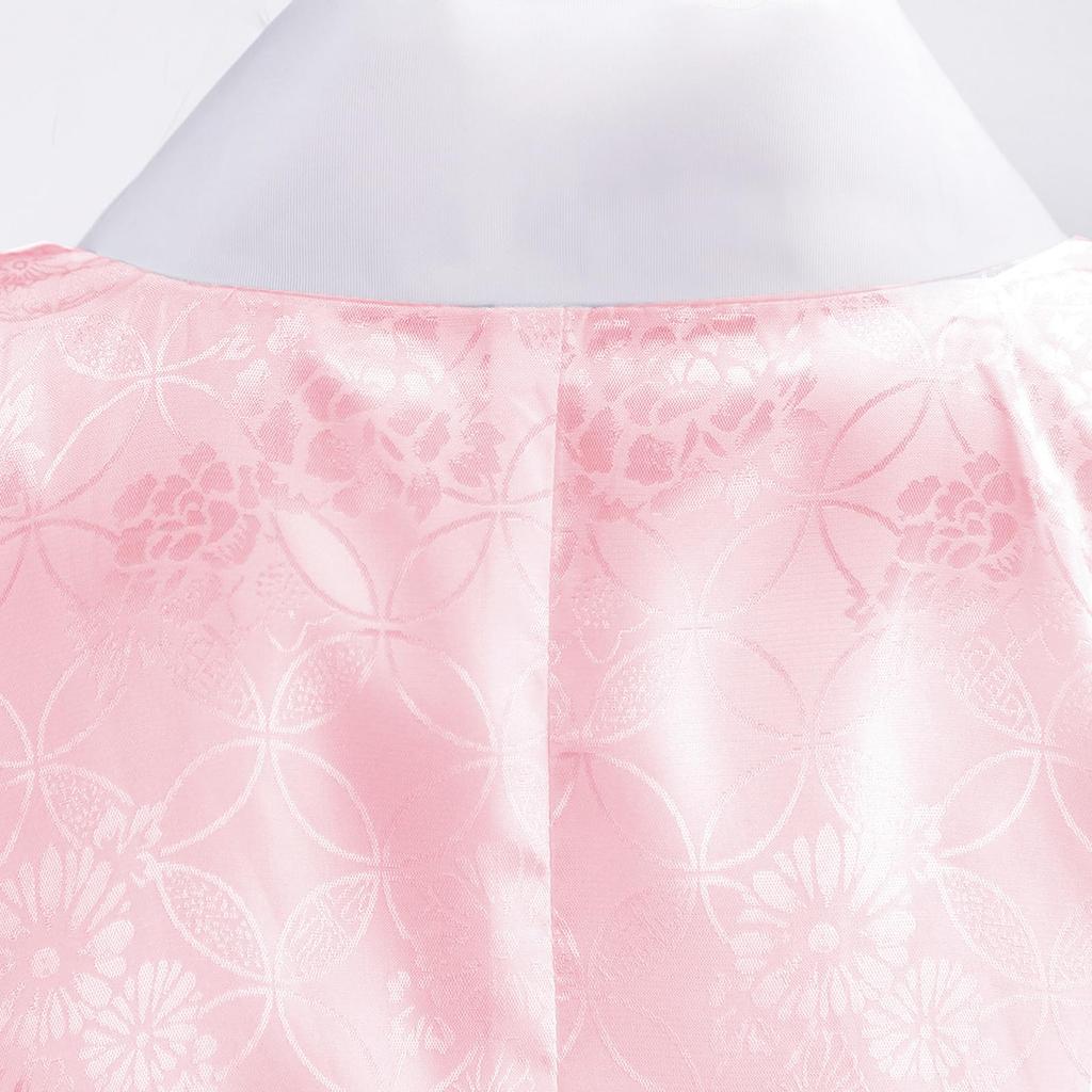 [TOuWA] Nagajuban (Undergarment for Kimono) - Kimono Undergarment, Traditional Japanese Underwear, with Waist Tie, Washable, with Half-Collar,