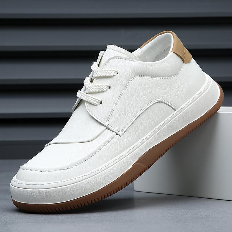 

European Station Мужские кроссовки для сноуборда Мужская обувь Весенние повседневные туфли Mango Crooked Head Дышащие спортивные универсальные белые туфли на платформе Tide 44