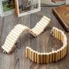 Wooden Pet Ladder Bridge 2 Pieces Soft Animal Bridge Toy Bendable Cage Habitat Toy Hamster Chipmunk/YY