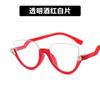 New Women's Half Frame Cat Eye Sun Glasses Women Classic Vintage Sun Glasses Summer Outdoor Travel Eyewear UV400