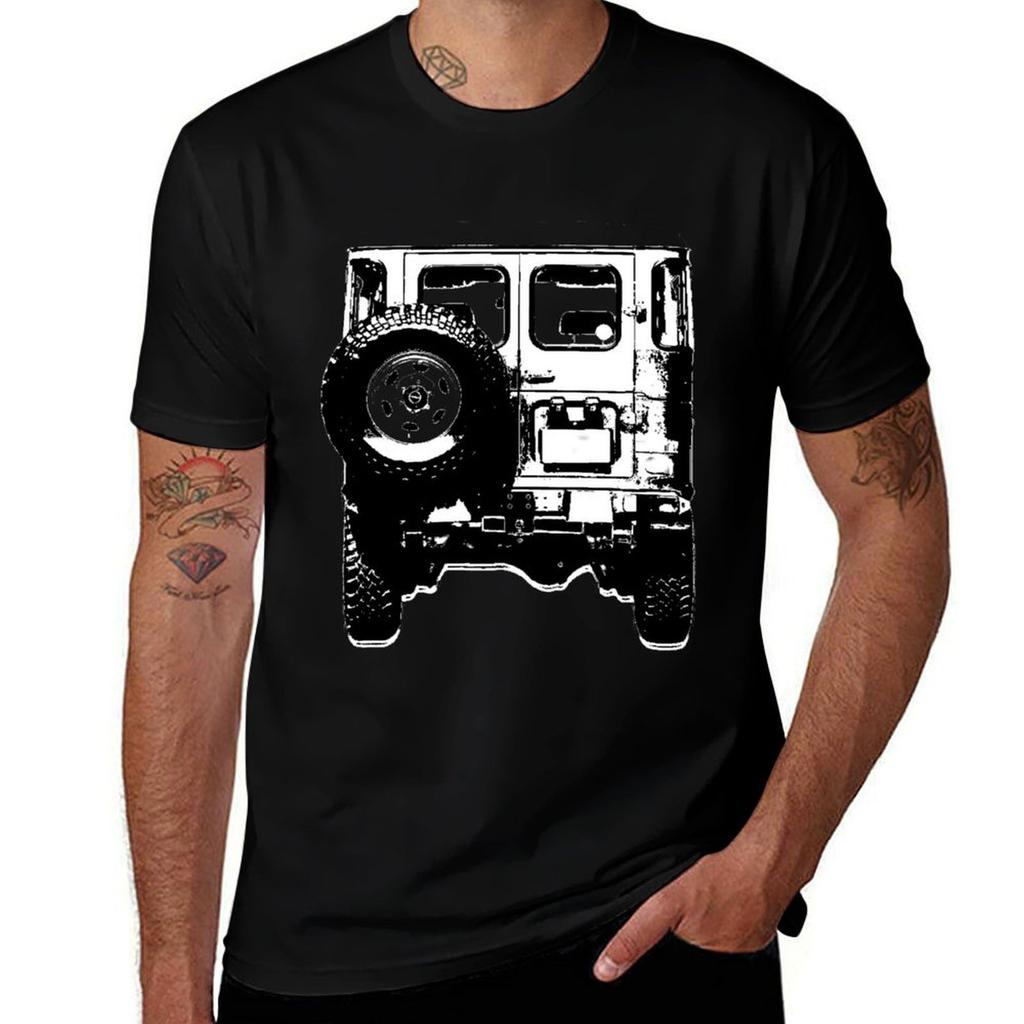 Fj40 Old School Land Cruiser Tshirt Unisex Graphic T Shirt T Shirts For Unisex Slim Fit Tshirt