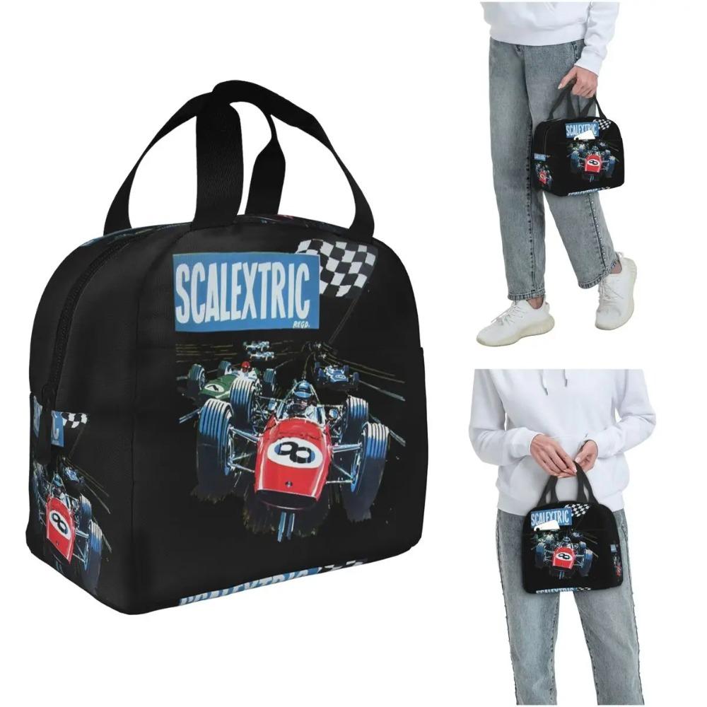 Scalextric Classic Insulated Lunch Bag for Women Kids Portable Food Boxes Thermal Lunch Box Tote