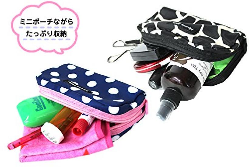 Hanna Hula Single Zipper Pouch Cookie Flower Cafe