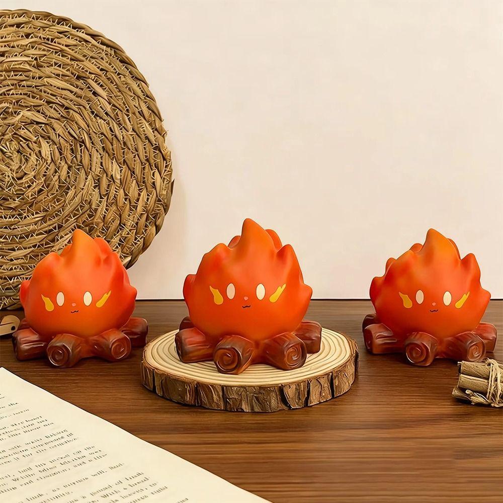Flame Simulation Flame Night Light Battery Operated Night Lamps  Home Tabletop Ornament