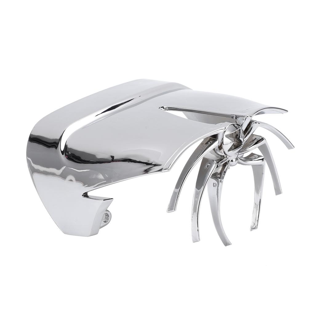 Motorcycle Spider Tail Light Cover Chrome Plated Rear Lamp Guard Rustproof Decorative