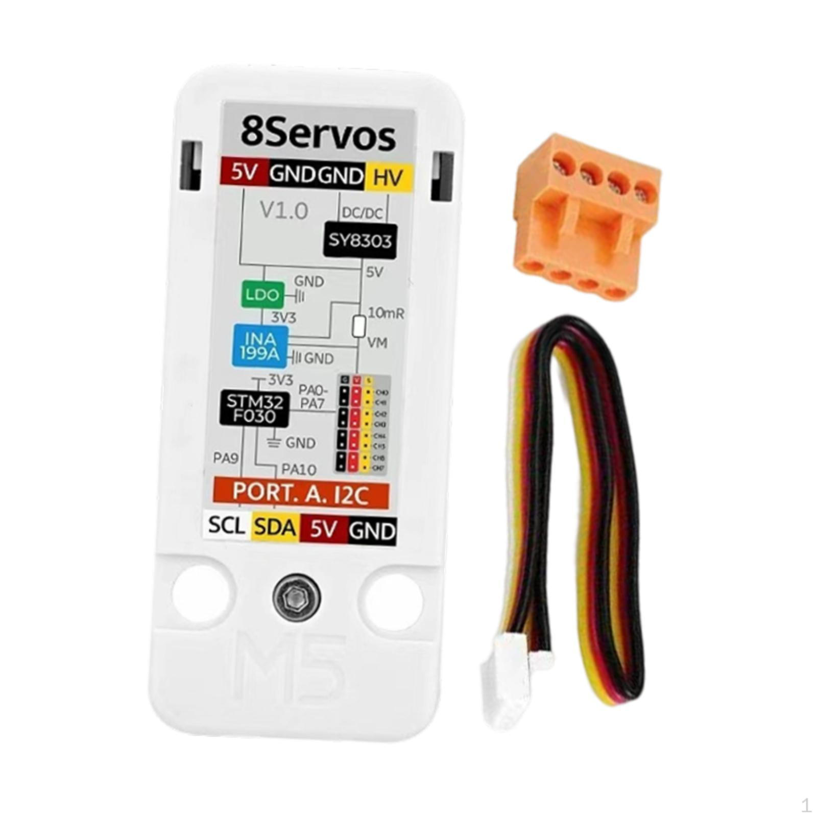 

8 Channel Servo Driver Unit Parts Supplies Module Versatile Multifunction PWM Motor