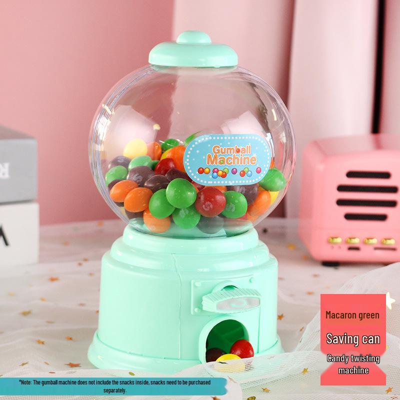 Kore Tarzı Mini Sakız Otomatı Şeker Kutusu Düğünler ve Çocuklar İçin Hediye - Şeker Saklama Oyuncak ve Kumbarası