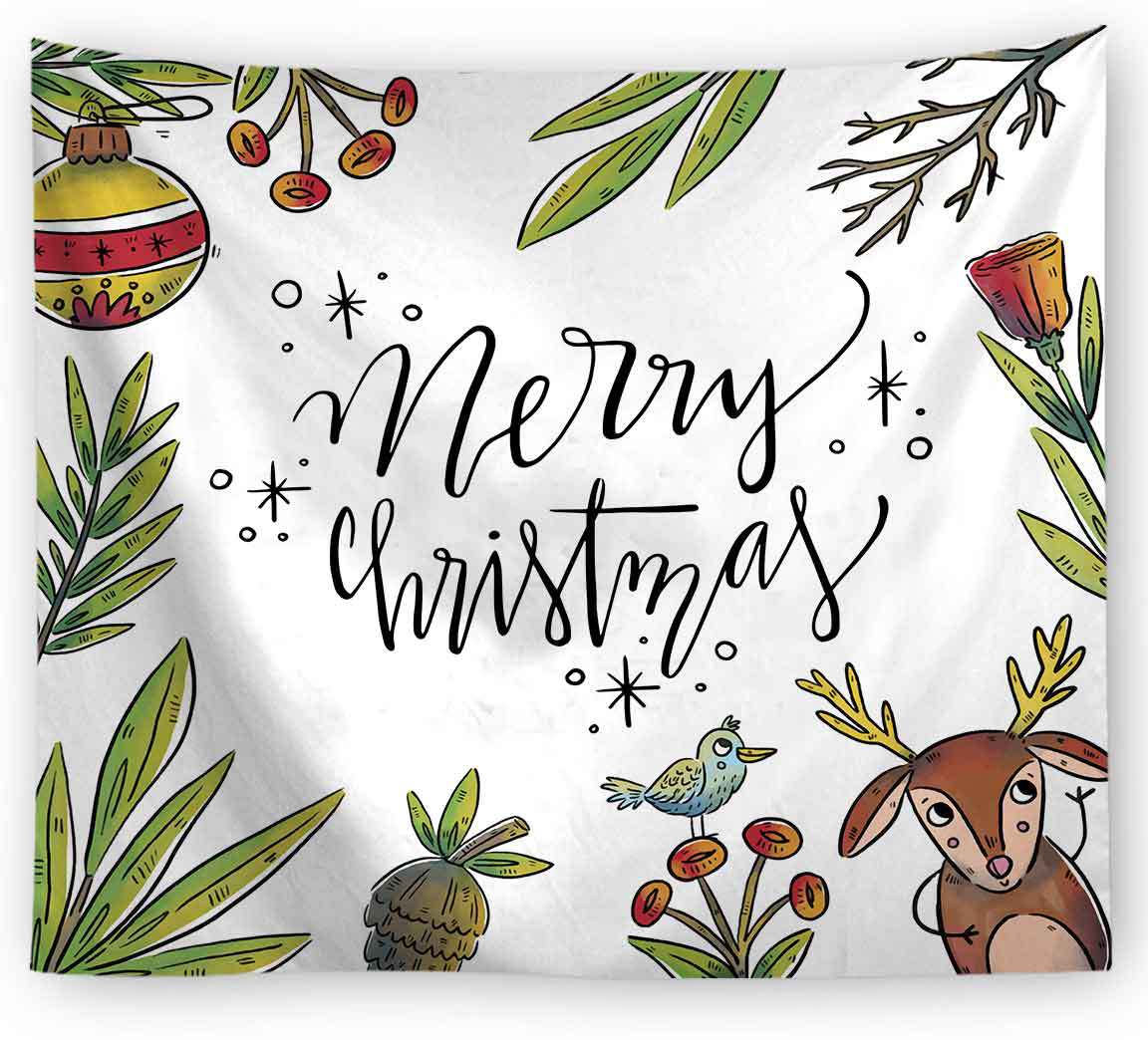 

Трансграничные Подвесные Ткани для Внешней Торговли Amazon Рождественские Принтованные Гобелены 100x75cm