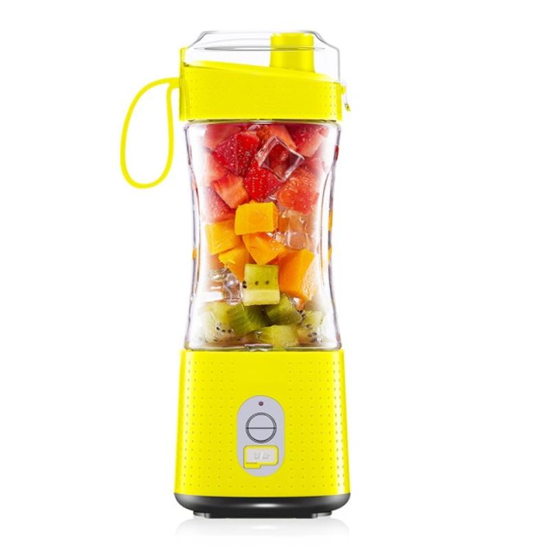 Portable Blender USB Blender Electric Juicer Smoothie Blender Mini Kitchen Robot Personal Lemon Juicer Juicer Juicer | Juillers (Yellow)