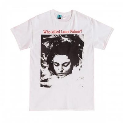 Twin Peaks Unisex Adult Who Killed Laura Palmer? Back Print T-Shirt