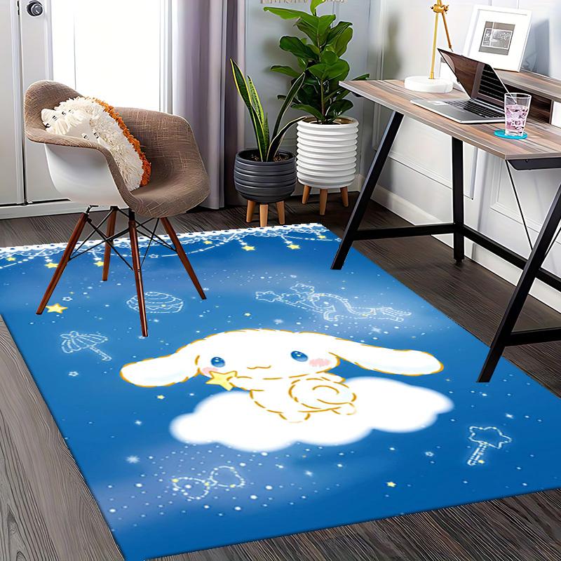Anime Cartoon Design Chair Mat - Non-Slip Carpet for Office Chairs, Home Decor, Living Room, Bedroom, Game Room & Dormitory (Seasonal Gift).E012