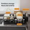 Multifunctional Dish Rack for Kitchen Counter Large Dish Drainer with Drainboard Storage Rack Kitchen Dish Drying Rack