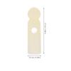 10 Pcs White Circle Umbrella Tail Beads Replacement Parts Folding Cover Accessories For Sunshade Repair Durable Plastic Bone