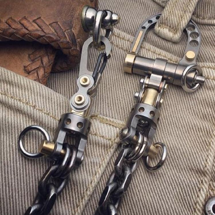 Plastic Pendant Keychain Art Engineering Design Unique Car Jewelry Decors Keychain Bolt Carabiner