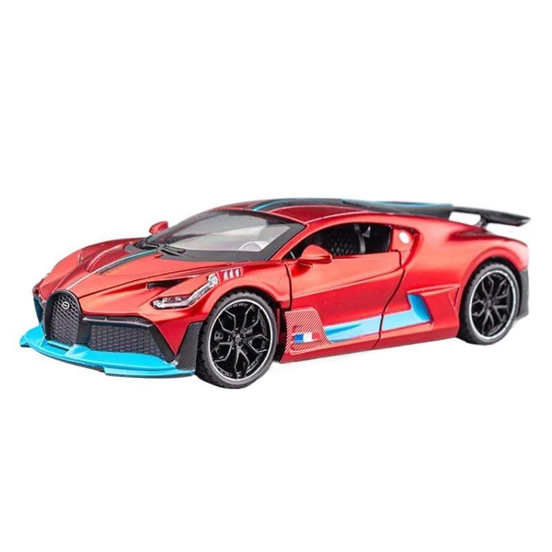 

Игрушечная машинка 1/32 масштаба Bugatti Divo Металлическая игрушечная машинка из сплава Литые игрушечные машинки и игрушечные транспортные средства Модель машины Миниатюрная модель машинки Игрушки для детей Рождественский подарок красный