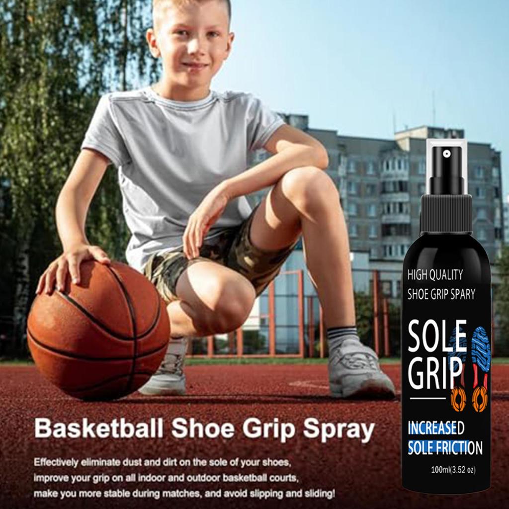 Spray Grip per Scarpe da Basket 100ml Spray Grip per Suola Fondo Scarpe da Basket Miglioratore Grip Sportivo Miglioratore Trazione Scarpa