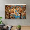 Ölgemälde Das Jüngste Gericht Druck Michelangelo Sixtinische Kapelle Fresko Renaissance Kunst Leinwandbild Poster Galerie Dekor