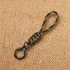Outdoor Paracord Keychain With Trigger Snap Hook Hand-Woven Survival Camping Hiking Accessories For Car Keys Backpack Edc Gear