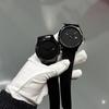 New Stylish Elegant Unisex Quartz Watch Stainless Steel Alloy Dial Silicone Magnetic Strap 3Atm Waterproof Sport Watch