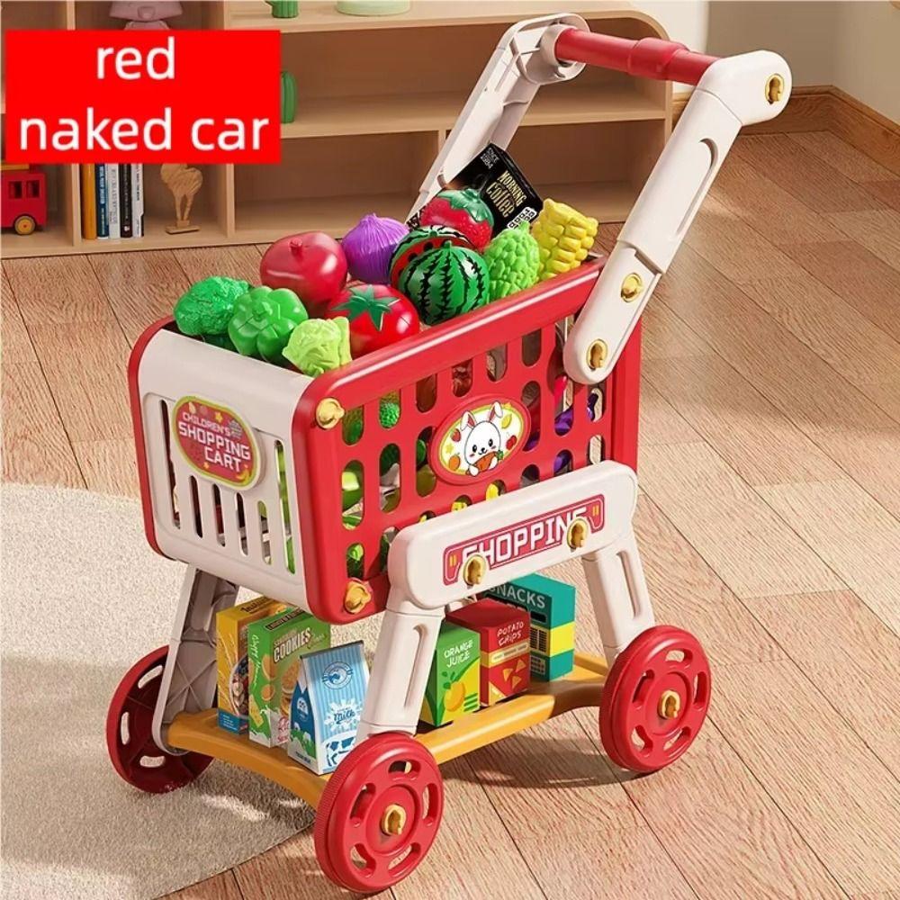 20PCS/Set Shopping Cart Toy Set Simulation Pretend Shopping Playset Toy  Boys Girls Gift