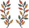Wrought Iron Olive Branch Wall Decoration for Indoor/Outdoor Use