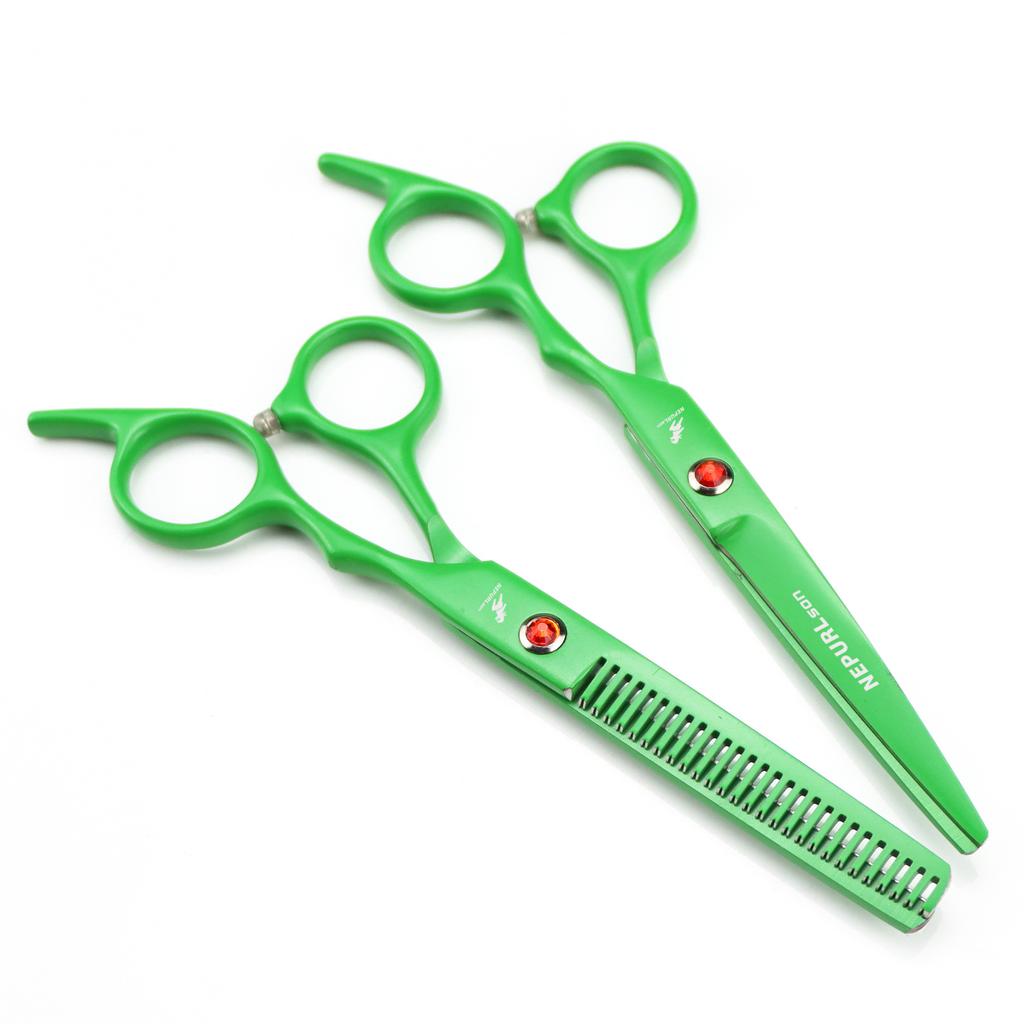 Meisha 5.5 inch Professional Hairdressing Scissors Barber Shop Hair Cutting Shears Thinning Scissor Haircut Styling Tool