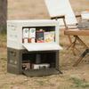 Multi Purpose Camping Gear Holder Spacious Camping Equipment Holder Weatherproof Utility Container with Dividers
