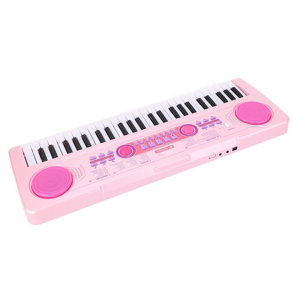 49 Keys Kids Piano Keyboard 100 Rhythms Tones Children Portable Digital Piano Educational