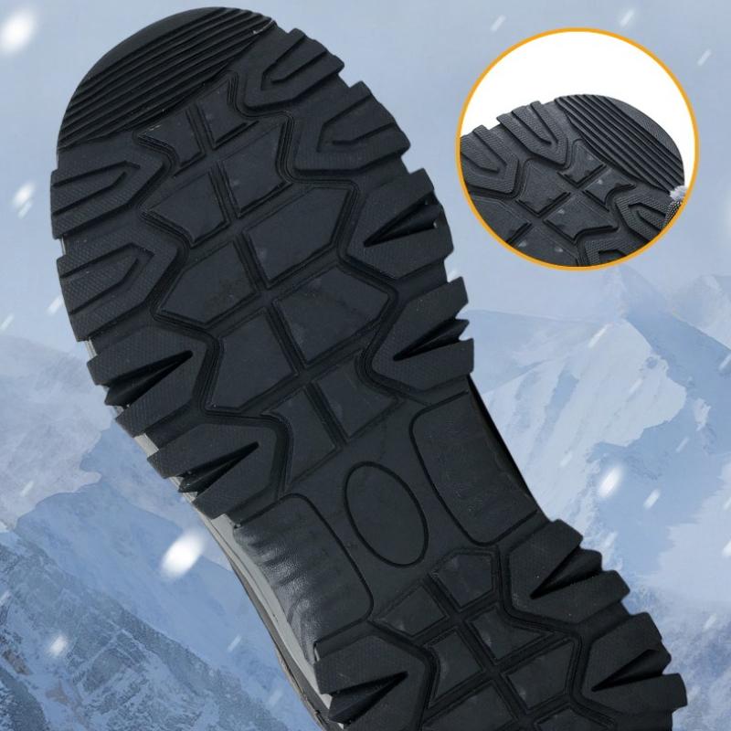 Bottes d'hiver imperméables pour hommes, bottines de neige de Style russe, grande taille 40 à 48