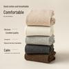 Women's Seamless Cotton Socks - Mid-Calf, White, Spring & Autumn, Antibacterial, Odor-Resistant, Girls' Style, 2025 Hot Seller.