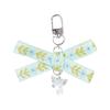 Fashionable Printed Ribbon Keychain Bag Ornament Portable Key Chain Bag Dangler
