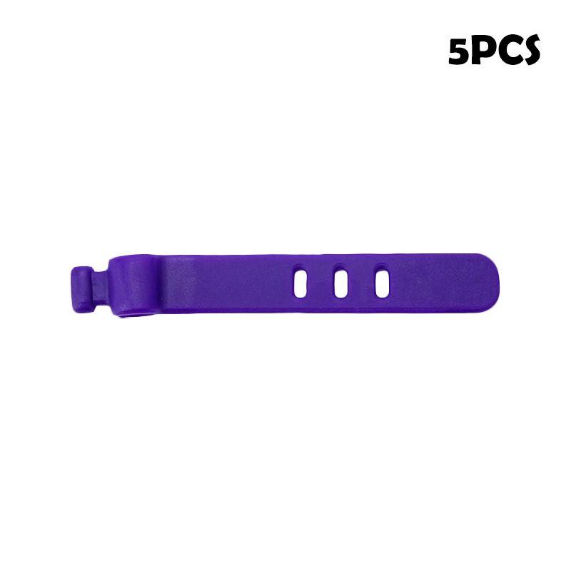 Keep Your Cables Organized With 5pcs Universal Line Storage Clips