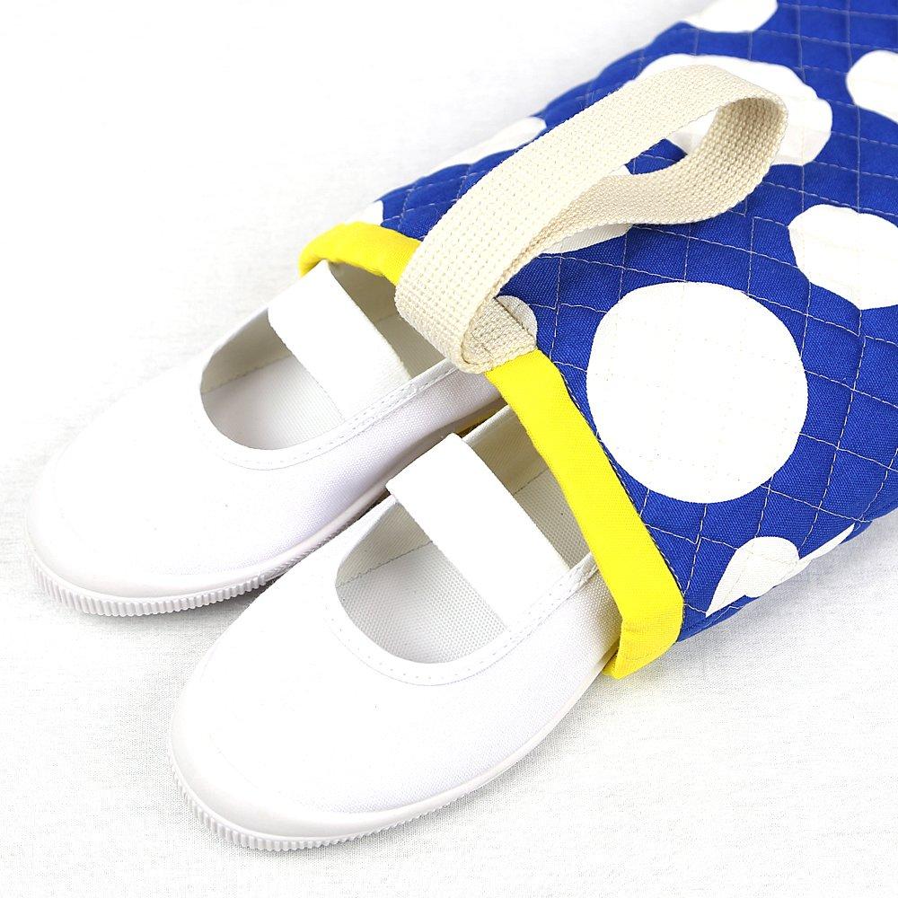 HOPPE Navy Dot Schule Kordelzug und Schuh Perfekt für Vorschule und 5-teiliges Set Tasche, Tasche, Tasche. Kindergarten.