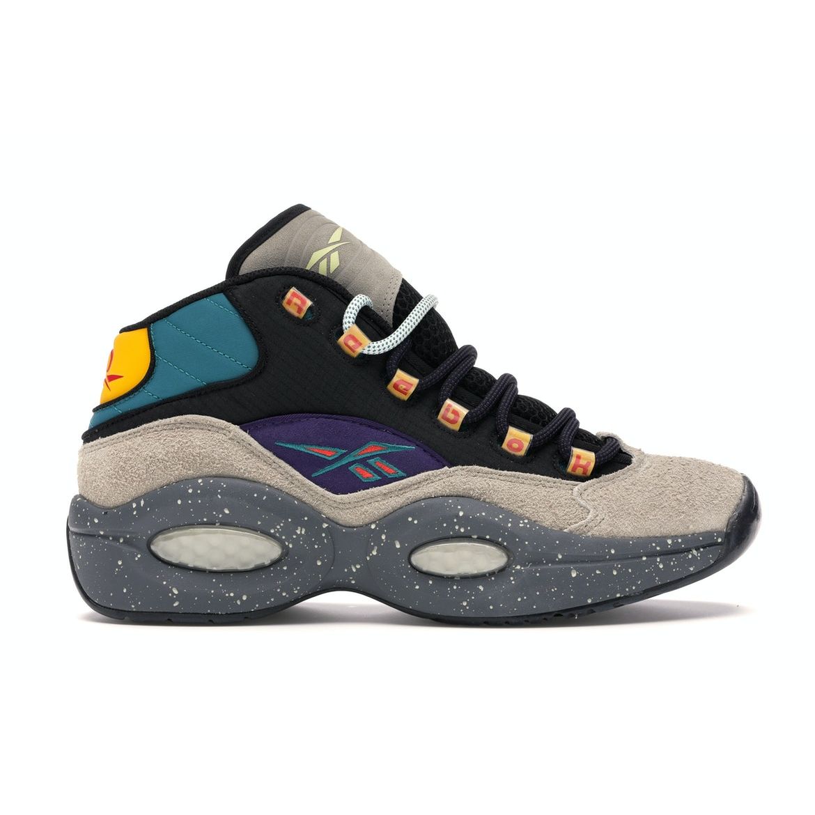 

Мужские кроссовки Reebok Nice Kicks x Вопрос Bubba Chucks для рыбалки, разноцветные, черные, FW1784