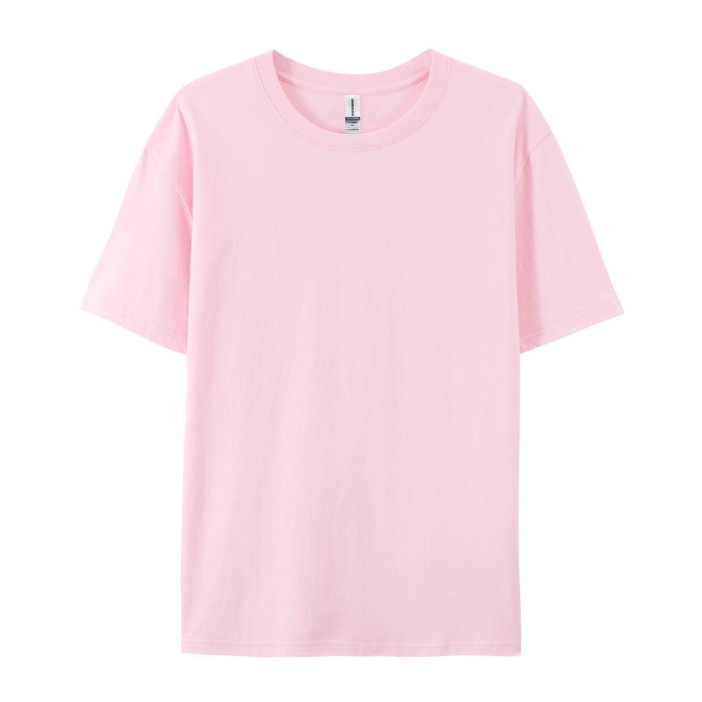 Women's Summer Breathable Plus Size Solid Colour Round Neck Bottom Casual Sports T-Shirt