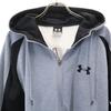 Under Armour Long Sleeve Zip Hoodie MD Gray Men's Used
