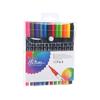 Washable Soft Tip Watercolor Markers - Double-Ended Paintbrush Pens Set for Kids