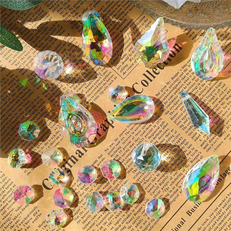 Kits de Capteurs de Soleil J1UL1N Pour Adultes, 228 Pièces de Matériel de Fabrication de Capteurs de Soleil DIY Avec Cristaux, Loisirs Créatifs Pour Ornements Suspendus