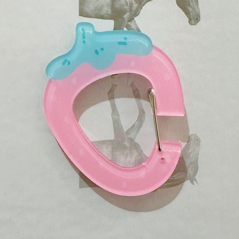 Cartoon Cute Musical Notes Carabiner Ins Acrylic Mobile Phone Pendant Backpack Hanging Handbook Decoration Gifts